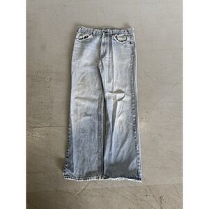 Vintage 90s Light Wash Blown Out Levi's Denim Orange tabs